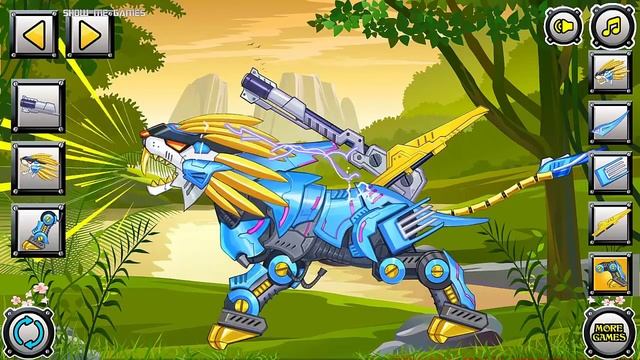 Zoo Robot Lion - Game Show - Android Game Play - 2016 - HD смотреть онлайн