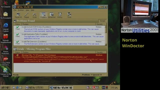 Norton Utilities 2001 Installation & Walkthrough смотреть онлайн