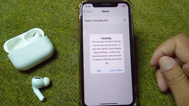 the location of this airpods can be seen by the owner | How to reset airpods from previous owner | смотреть онлайн
