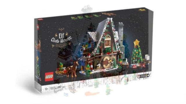 LEGO Elf Club House 10275! New Reindeer Mold ??? смотреть онлайн