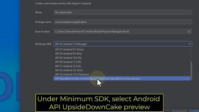 How to Install and Run Android 14 Upside-Down Cake on Windows | Android Studio 2023 Tutorial смотреть онлайн