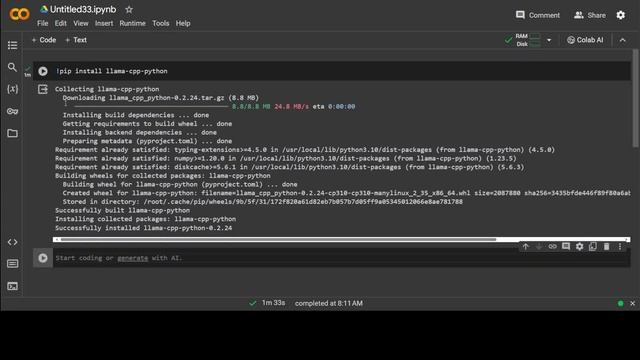 Install LLM360 Amber on Linux with Llama cpp Python смотреть онлайн