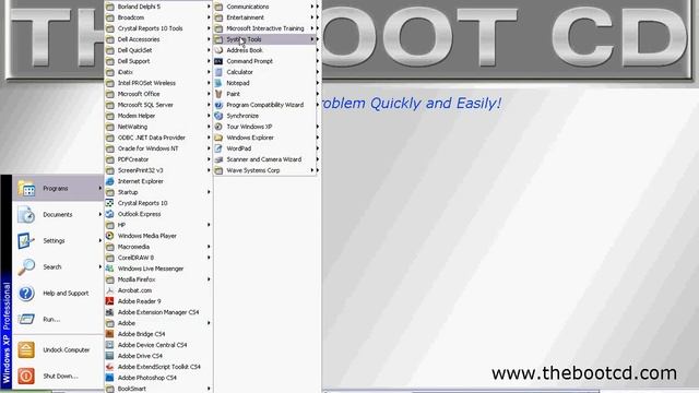 How to Do a System Restore By The Boot CD смотреть онлайн
