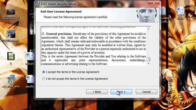 วิธีการติดตั้ง Antivirus Nod32 V5 смотреть онлайн