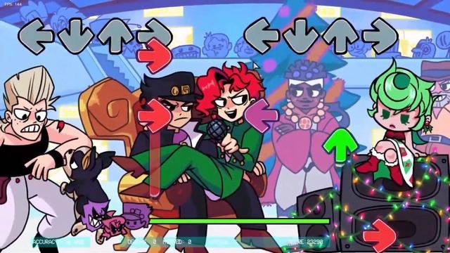 V.S Jotaro Kujo and Kakyoin Noriyaki (Week 5) | Friday Night Funkin' JoJo Mod Showcase! смотреть онлайн