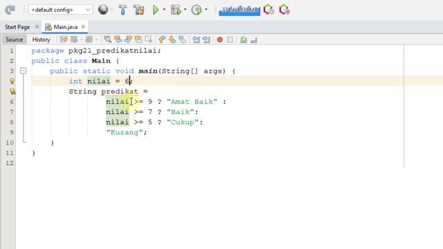 Java 21 - Predikat Nilai dengan Operator Ternary pada Java - Tutorial Java Netbeans Indonesia смотреть онлайн