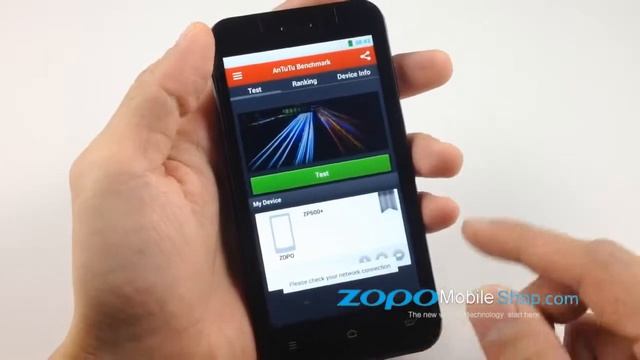 ZOPO Infinity ZP600+ 3D Display Smart Phone AnTuTu Benchmark смотреть онлайн