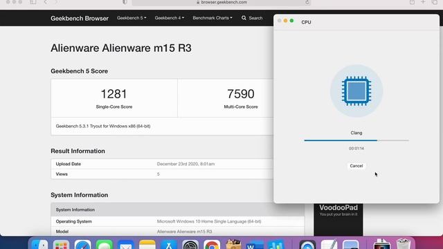 Alienware M15 R3 vs M1 MacBook Air смотреть онлайн