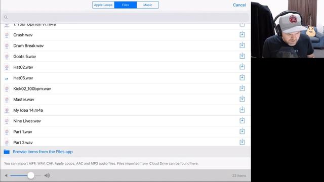 Custom drum kit in GarageBand iOS using samples (iPhone/iPad) смотреть онлайн