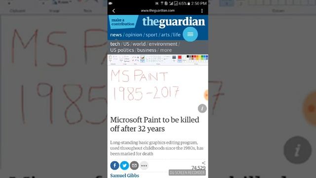 Microsoft shutting down MS PAINT смотреть онлайн