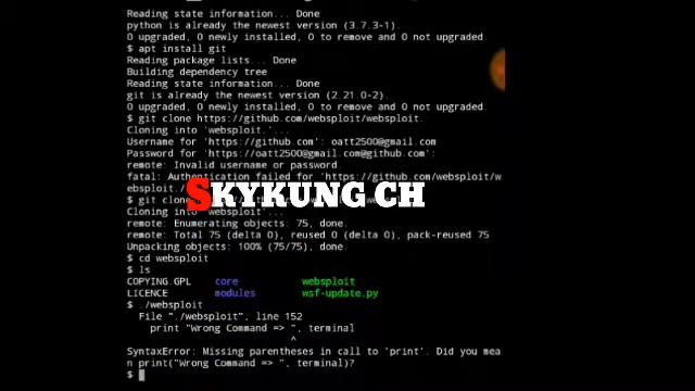 Install Websploit in Termux | SKYKUNG CH смотреть онлайн