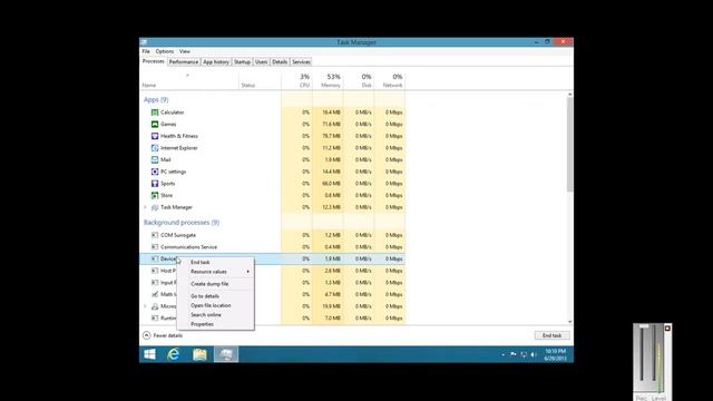 Review of the Task Manager in Windows 8.1 смотреть онлайн