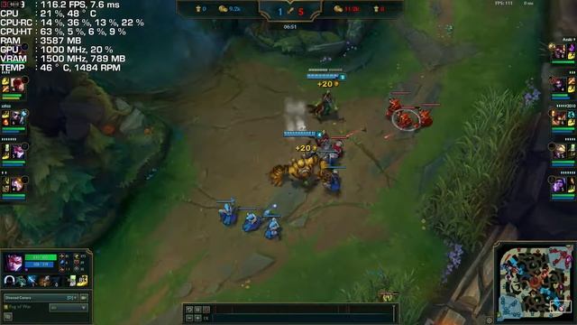League of Legends (리그 오브 레전드) | Core i7-6700K & Radeon R9 280X (HD 7970) смотреть онлайн