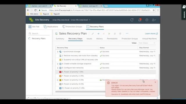 VMware - SITE RECOVERY MANAGER смотреть онлайн
