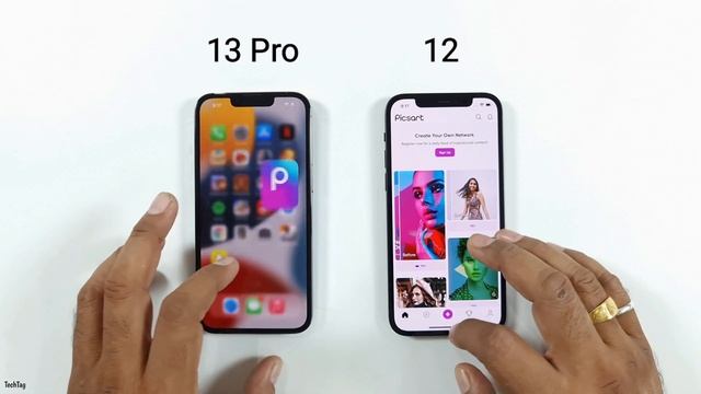 iPhone 13 Pro vs iPhone 12 | SPEED TEST смотреть онлайн