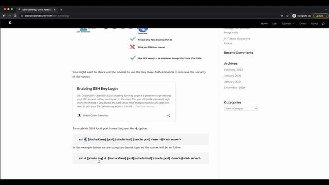 SSH Tunneling - Local Port Forwarding смотреть онлайн