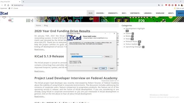 -1- KiCAD Kurulum смотреть онлайн