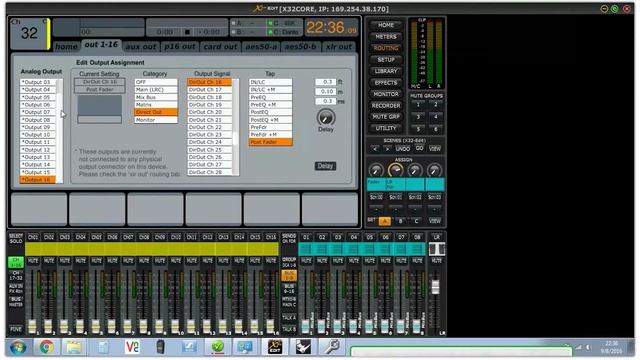 Behringer X23: 32 Dante Inputs To 32 Dante Outputs