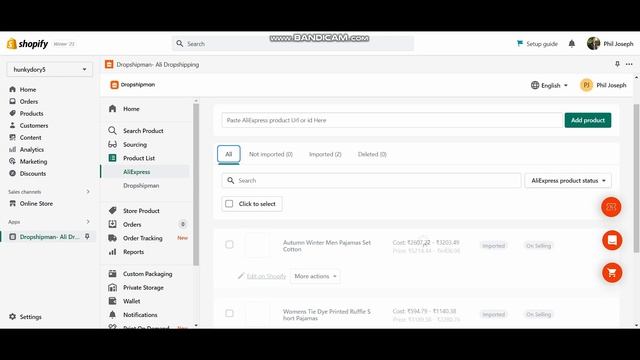 How to Import Products from Aliexpress to Shopify 2023 (Dropshipman Tutorial) смотреть онлайн