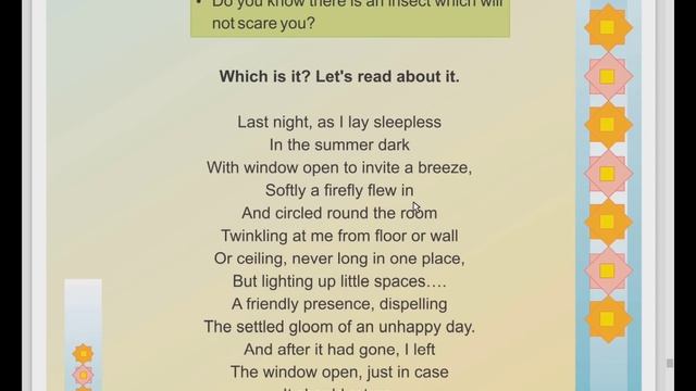 Firefly in My Room, 13th English chapter of class 5 RBSE board in Hindi смотреть онлайн