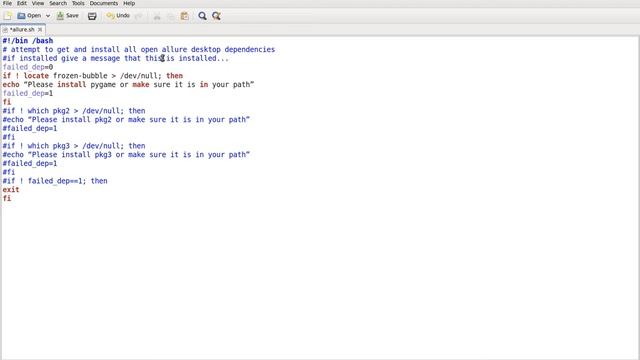 locate and which script to identify missing dependencies: help with open allure DS script смотреть онлайн