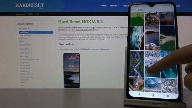 Nokia 5.3 - Presentation of Default Wallpapers смотреть онлайн