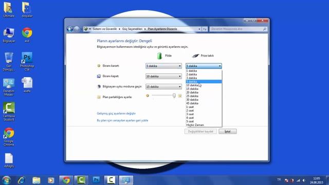Windows Ekran Parlaklığını kısma / azaltma смотреть онлайн
