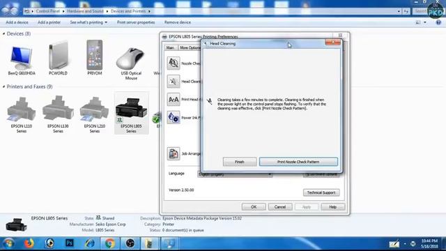 Epson Printer Head Cleaning and solve bad Printing (all Model) ink pad full смотреть онлайн