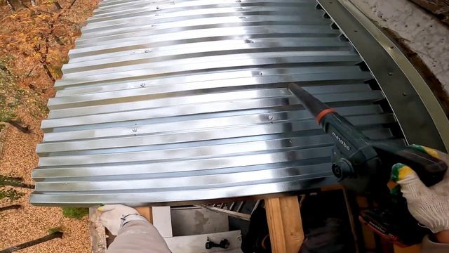 Крыша на балкон своими руками в г.Люберцы/Течет крыша? Ремонт крыши балкона/Установка козырька смотреть онлайн