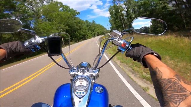 Sunday Riding Quick Ride on 87 From Maco to Hwy 17 2007 Kawasaki Vulcan 900 Custom смотреть онлайн