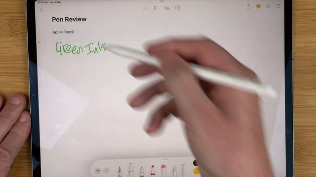 Apple Pencil - Fountain Pen Focus