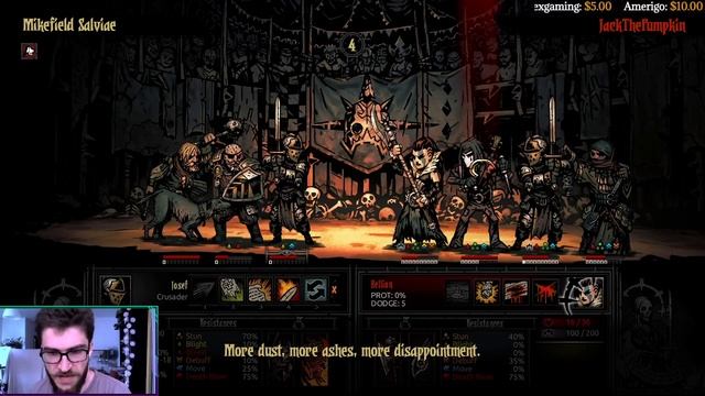 Hellion damage is definitely OP | Darkest 1 Game | Butcher's Circus | Darkest Dungeon смотреть онлайн
