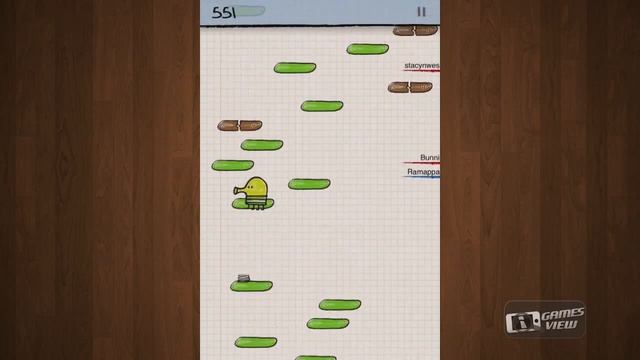 Doodle Jump на iPhone и iPod Touch смотреть онлайн