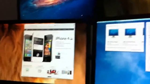 Quick Look : Hackintosh Lion 10.7.2 on Quad Monitors смотреть онлайн