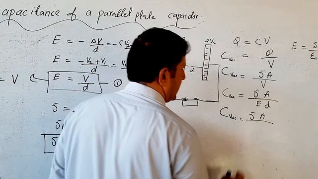 capacitance of parallel plate capacitor// physics 12th // in pushto смотреть онлайн