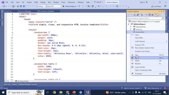 Implement HTML Reports in .NET Core Windows form application смотреть онлайн