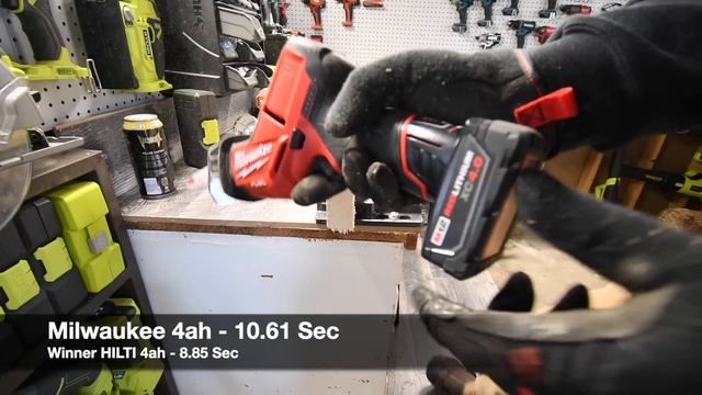 HILTI 12v Hacksaw Vs.Milwaukee M12 hacksaw смотреть онлайн