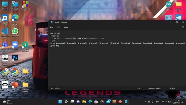 Hacking Prank (Using Notepad) смотреть онлайн