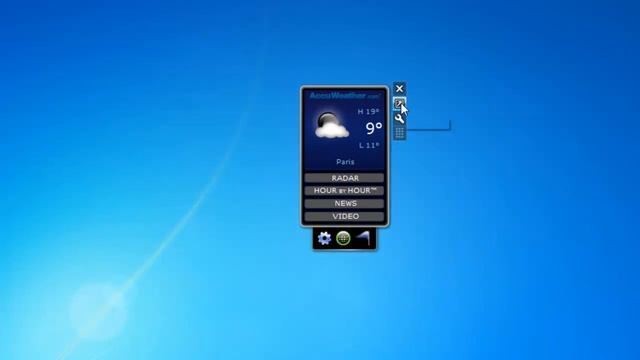 Accu Weather Radar Windows 7 Sidebar Gadget смотреть онлайн