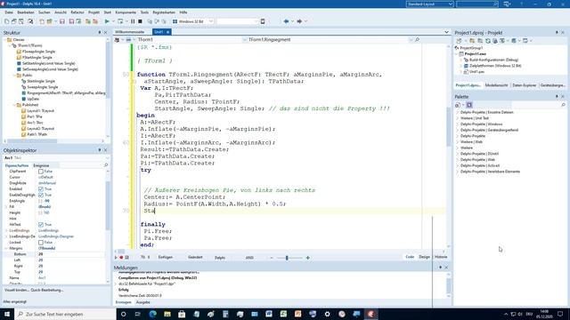 Tutorial: Ring Segment with FireMonkey (Delphi DX 10.4.1 Sydney) on Windows смотреть онлайн