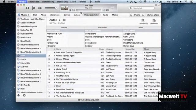 iTunes Listen nach Regeln auswählen смотреть онлайн