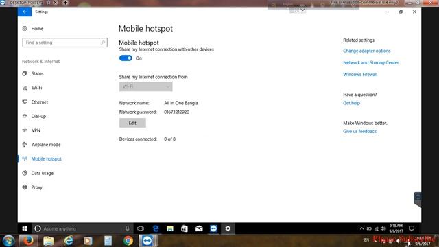 Windows 10 wifi sharing ( Free) NO soft need смотреть онлайн