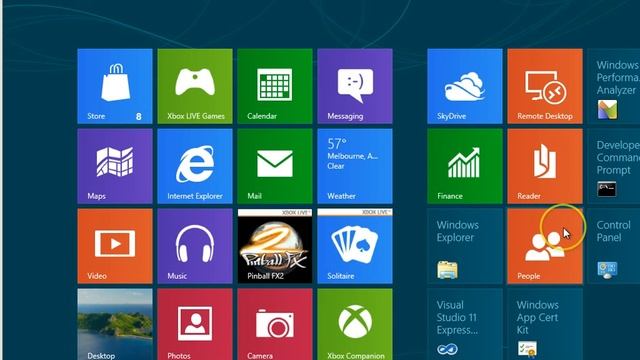 How to add control panel to Start Screen in Windows 8 смотреть онлайн