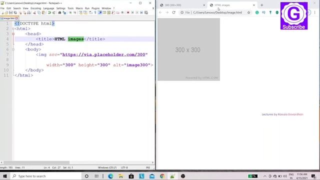 [HTML in Telugu]: HTML Images (HTML img tag) in Telugu смотреть онлайн