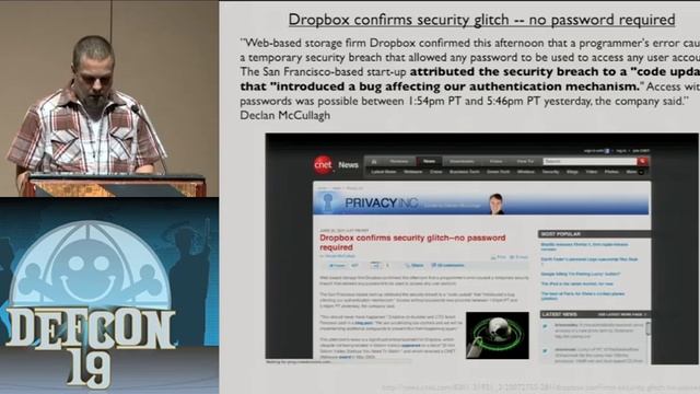 DEFCON 19: Building Your Own Secure Storage Space смотреть онлайн