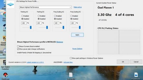 Oyunlarda 100 Fps Nasıl Alınır! (PARKCONTROL)