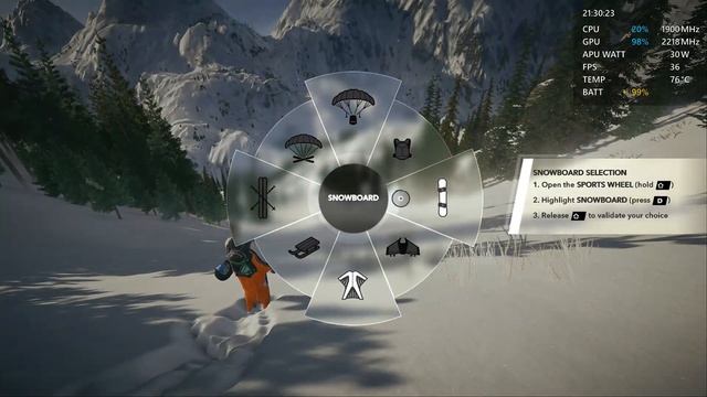 Steep [ Gameplay ] [ Asus Rog Ally ] [ Windows 11 ] смотреть онлайн