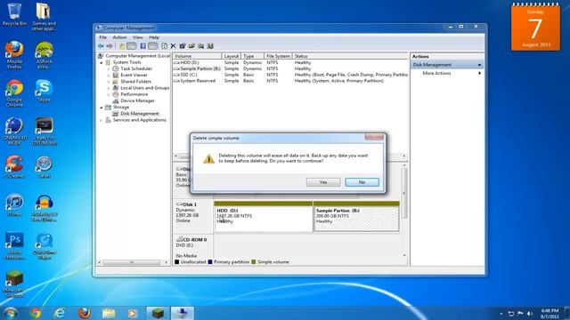 How to Remove a Partition in Windows 7 смотреть онлайн