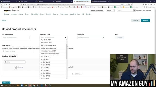 Product Documents UI UPDATE in Amazon FBA Seller Central - Load PDFs for ASIN Detail Pages смотреть онлайн