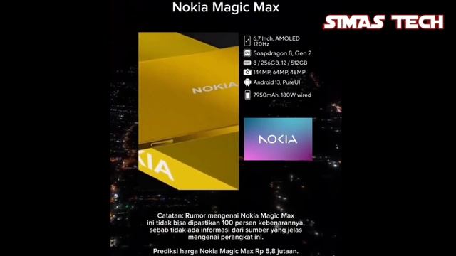 Tampil Memukau Nokia Magic Max 2023 Miliki Kualitas dan Spesifikasi Sama Dengan Iphone Pro Max смотреть онлайн